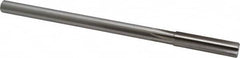 Alvord Polk - 1/2" High Speed Steel 6 Flute Chucking Reamer - Straight Flute, 0.4355" Straight Shank, 2" Flute Length, 8" OAL - Makers Industrial Supply