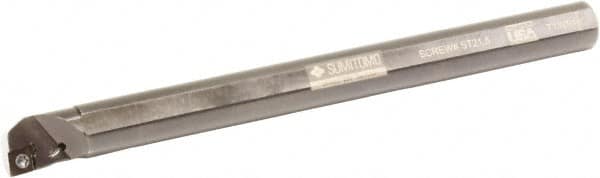 Sumitomo - 0.93" Min Bore Diam, 10" OAL, 3/4" Shank Diam, A-SCLP Indexable Boring Bar - CPMT 32.52 Insert, Screw Holding Method - Makers Industrial Supply