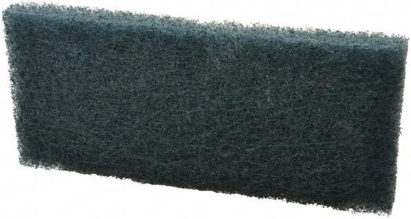 3M - 10" Long x 4-5/8" Wide x 1/2" Thick Scouring Pad - Medium-Duty, Blue - Makers Industrial Supply