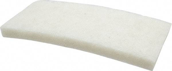 3M - 10" Long x 4-5/8" x 1" Thick Wide Cleansing Pad - Nonabrasive, Light-Duty, White - Makers Industrial Supply