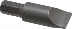 Apex - 1/2" x 0.06" Blade, 5/16" Drive Slotted Screwdriver Bit - 1-3/4" OAL, Insert Bit - Makers Industrial Supply