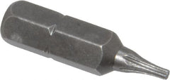 Apex - 1/4" Drive T6 Torx Screwdriver Bit - 1" OAL - Makers Industrial Supply