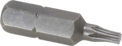 Apex - 1/4" Drive T10 Torx Screwdriver Bit - 1" OAL - Makers Industrial Supply