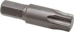 Apex - 1/4" Drive T45 Torx Screwdriver Bit - 1-1/4" OAL - Makers Industrial Supply