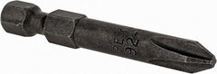 Apex - #2 Phillips Screwdriver Bit - 1/4" Hex Drive, 1-15/16" OAL - Makers Industrial Supply