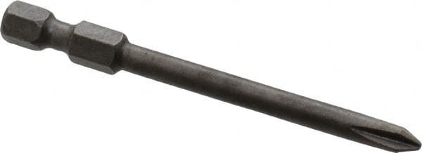 Apex - #1 Phillips Screwdriver Bit - 1/4" Hex Drive, 2-3/4" OAL - Makers Industrial Supply