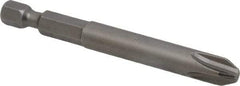 Apex - #3 Phillips Screwdriver Bit - 1/4" Hex Drive, 2-3/4" OAL - Makers Industrial Supply