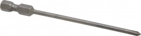 Apex - #0 Phillips Screwdriver Bit - 1/4" Hex Drive, 3-1/2" OAL - Makers Industrial Supply