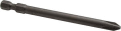 Apex - #2 Phillips Screwdriver Bit - 1/4" Hex Drive, 3-1/2" OAL - Makers Industrial Supply