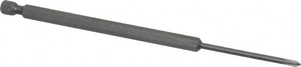 Apex - #0 Phillips Screwdriver Bit - 1/4" Hex Drive, 6" OAL - Makers Industrial Supply