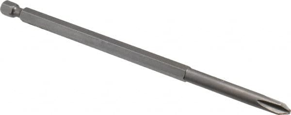 Apex - #2 Phillips Screwdriver Bit - 1/4" Hex Drive, 6" OAL - Makers Industrial Supply