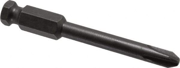 Apex - #3 Phillips Screwdriver Bit - 7/16" Hex Drive, 3-1/2" OAL - Makers Industrial Supply