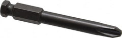 Apex - #4 Phillips Screwdriver Bit - 7/16" Hex Drive, 3-1/2" OAL - Makers Industrial Supply