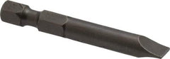 Apex - 1/4" Slotted Screwdriver Bit - 1/4" Hex Drive, 1-15/16" OAL - Makers Industrial Supply