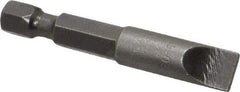 Apex - 0.312" Slotted Screwdriver Bit - 1/4" Hex Drive, 1-15/16" OAL - Makers Industrial Supply