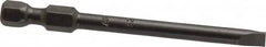 Apex - 0.187" Slotted Screwdriver Bit - 1/4" Hex Drive, 2-3/4" OAL - Makers Industrial Supply