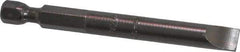 Apex - 0.275" Slotted Screwdriver Bit - 1/4" Hex Drive, 2-3/4" OAL - Makers Industrial Supply