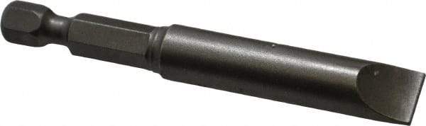 Apex - 0.36" Slotted Screwdriver Bit - 1/4" Hex Drive, 2-3/4" OAL - Makers Industrial Supply