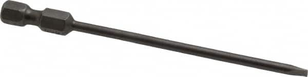 Apex - 0.122" Slotted Screwdriver Bit - 1/4" Hex Drive, 3-1/2" OAL - Makers Industrial Supply