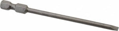 Apex - 0.154" Slotted Screwdriver Bit - 1/4" Hex Drive, 3-1/2" OAL - Makers Industrial Supply