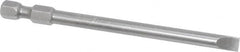 Apex - 0.215" Slotted Screwdriver Bit - 1/4" Hex Drive, 3-1/2" OAL - Makers Industrial Supply