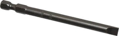 Apex - 1/4" Slotted Screwdriver Bit - 1/4" Hex Drive, 3-1/2" OAL - Makers Industrial Supply