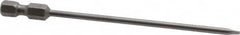 Apex - 0.122" Slotted Screwdriver Bit - 1/4" Hex Drive, 4" OAL - Makers Industrial Supply