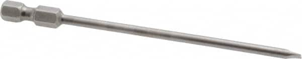 Apex - 0.134" Slotted Screwdriver Bit - 1/4" Hex Drive, 4" OAL - Makers Industrial Supply