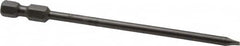 Apex - 0.154" Slotted Screwdriver Bit - 1/4" Hex Drive, 4" OAL - Makers Industrial Supply