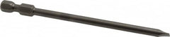 Apex - 0.187" Slotted Screwdriver Bit - 1/4" Hex Drive, 4" OAL - Makers Industrial Supply