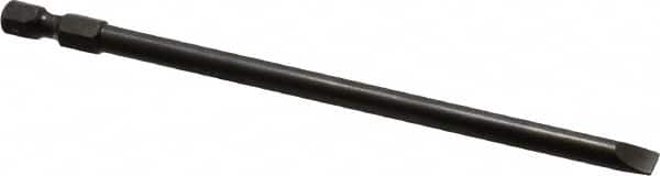 Apex - 0.215" Slotted Screwdriver Bit - 1/4" Hex Drive, 5" OAL - Makers Industrial Supply