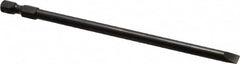 Apex - 0.215" Slotted Screwdriver Bit - 1/4" Hex Drive, 5" OAL - Makers Industrial Supply