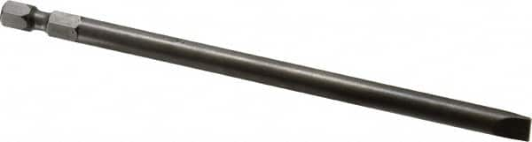 Apex - 1/4" Slotted Screwdriver Bit - 1/4" Hex Drive, 5" OAL - Makers Industrial Supply