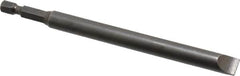 Apex - 0.36" Slotted Screwdriver Bit - 1/4" Hex Drive, 5" OAL - Makers Industrial Supply