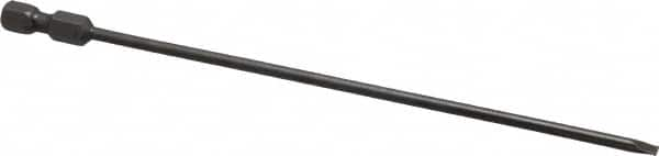 Apex - 0.122" Slotted Screwdriver Bit - 1/4" Hex Drive, 6" OAL - Makers Industrial Supply