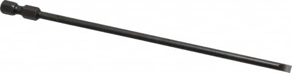 Apex - 0.154" Slotted Screwdriver Bit - 1/4" Hex Drive, 6" OAL - Makers Industrial Supply