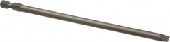 Apex - 1/4" Slotted Screwdriver Bit - 1/4" Hex Drive, 6" OAL - Makers Industrial Supply