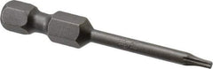 Apex - T6 Torx Bit - 1/4" Hex Drive, 1-15/16" OAL - Makers Industrial Supply