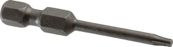 Apex - T8 Torx Bit - 1/4" Hex Drive, 1-15/16" OAL - Makers Industrial Supply