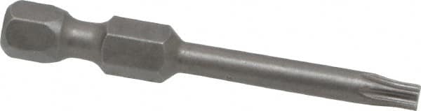 Apex - T15 Torx Bit - 1/4" Hex Drive, 1-15/16" OAL - Makers Industrial Supply