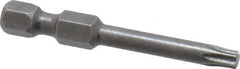 Apex - T20 Torx Bit - 1/4" Hex Drive, 1-15/16" OAL - Makers Industrial Supply