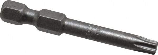 Apex - T25 Torx Bit - 1/4" Hex Drive, 1-15/16" OAL - Makers Industrial Supply