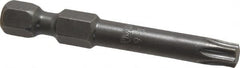 Apex - T27 Torx Bit - 1/4" Hex Drive, 1-15/16" OAL - Makers Industrial Supply