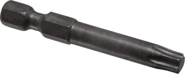 Apex - T30 Torx Bit - 1/4" Hex Drive, 1-15/16" OAL - Makers Industrial Supply