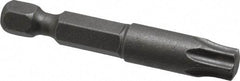 Apex - T40 Torx Bit - 1/4" Hex Drive, 1-15/16" OAL - Makers Industrial Supply