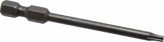 Apex - T10 Torx Bit - 1/4" Hex Drive, 2-3/4" OAL - Makers Industrial Supply