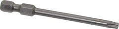 Apex - T20 Torx Bit - 1/4" Hex Drive, 2-3/4" OAL - Makers Industrial Supply