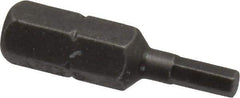 Apex - 7/64" Hex Screwdriver Bit - 1/4" Drive, 1" OAL - Makers Industrial Supply