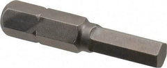 Apex - 3/16" Hex Screwdriver Bit - 1/4" Drive, 1-5/16" OAL - Makers Industrial Supply