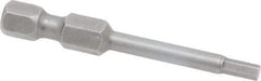 Apex - 7/64" Hex Bit - 1/4" Hex Drive, 1-15/16" OAL - Makers Industrial Supply